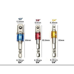 Набор переходников под головки S-Body Technology 3 шт