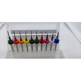 Набір міні свердл 10 шт 0,1 - 1, 0 мм S-Body Technology