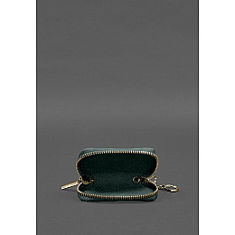 Кожаный чехол для автомобильного ключа зеленый краст BlankNote