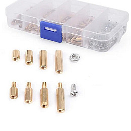 Монтажные стойки для печатных плат с винтами набор 120 шт CNV