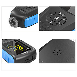 Толщиномер VDIAGTOOL VC-300 цветной экран определяет толщ ЛКП 1500 мкм память замеров распознает тип подложки