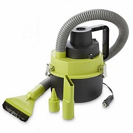 Пылесос автомобильный для сухой и влажной уборки CNV Dry Vacuum 8917 Black/Green N