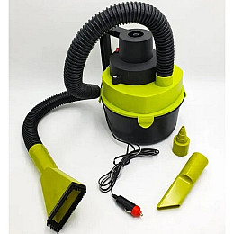 Пилосос автомобільний для сухого та вологого прибирання CNV Dry Vacuum 8917 Black/Green N