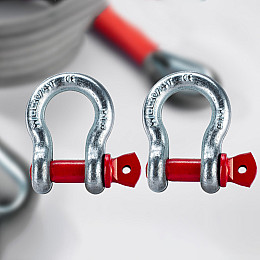 Трос буксировочний Lesko CYQC-00110т 3м Скоба-Скоба Нейлон