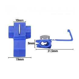 Набор клемм для быстрого монтажа с врезным контактом электрические 10 шт. (63263664) ТІС
