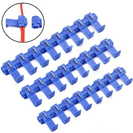 Набор клемм с врезным контактом для быстрого монтажа Соединитель электрический 40 шт (46072323) Linco