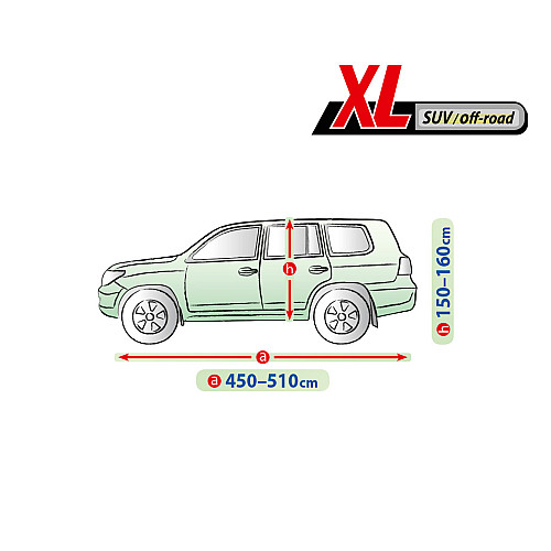 Чехол-тент для автомобиля Kegel-Blazusiak для SSANGYONG Rexton Mobile Garage XL SUV/Off Road (5-4123-248-3020)