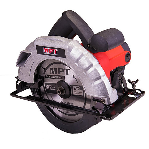 Пила циркулярная MPT 1200 Вт 185х20 мм 5000 об/мин 60 мм Black and Red (MCS1805P)