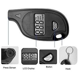 Цифровой манометр iCar TH505 Черный 050750