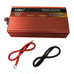 Преобразователь автомобильный напряжения инвертор UKC AC/DC AR 3000W 12V (1756374643)