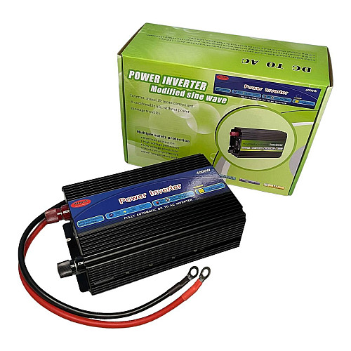 Інвертор перетворювач напруги автомобільний WimpeX 4000 W 12/220V POWER INVERTER (1756375593)