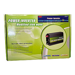 Инвертор преобразователь напряжения автомобильный WimpeX 4000 W 12/220V POWER INVERTER (1756375593)