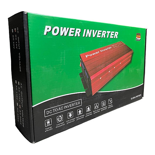 Перетворювач напруги OPT-TOP Power Inverter Red 12V в 220V 2500W автомобільний інвертор (1756375647)