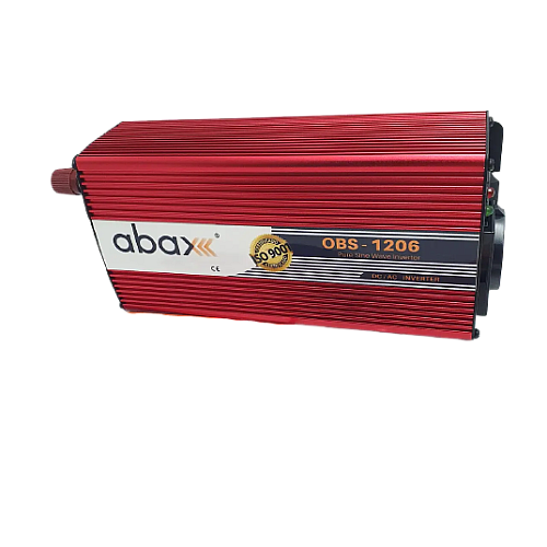 Автомобільний перетворювач напруги OPT-TOP ABAX OBS-1206 з правильною синусоїдою 1200 W (600 W) (1756375693)