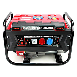 Генератор бензиновий Gasoline (3,2 кВт) мідна обмотка + інверторний зварювальний апарат у подарунок (1756375757)