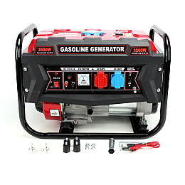 Генератор бензиновий Gasoline (3,2 кВт) мідна обмотка + інверторний зварювальний апарат у подарунок (1756375757)