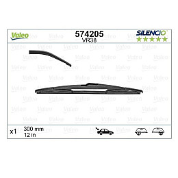 Щетка стеклоочистителя задняя Valeo Silencio Rear 300 мм (12