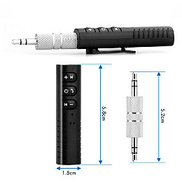 Ресивер автомобільний Voltronic PIX-LINK Bluetooth AUX LV-B09 Black (15260-hbr)