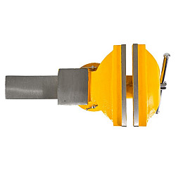 Тиски слесарні настільні поворотні MASTERTOOL 200 мм Yellow (07-0220)