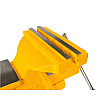 Тиски слесарные настольные поворотные MASTERTOOL 200 мм Yellow (07-0220)