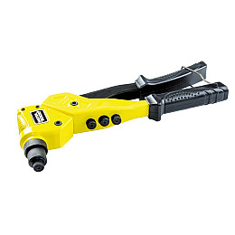 Пистолет для заклепок поворотный MASTERTOOL ПРОФИ 280 мм CrMo Black and Yellow (21-0702)