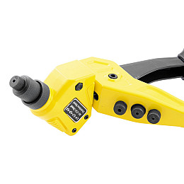 Пистолет для заклепок поворотный MASTERTOOL ПРОФИ 280 мм CrMo Black and Yellow (21-0702)