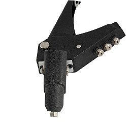 Пістолет для заклепок поворотний MASTERTOOL 285 мм Black and Yellow (21-0708)