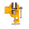 Тиски слесарные поворотные MASTERTOOL 40 мм Yellow (07-0200)