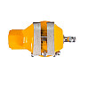 Тиски слесарные поворотные MASTERTOOL 40 мм Yellow (07-0200)
