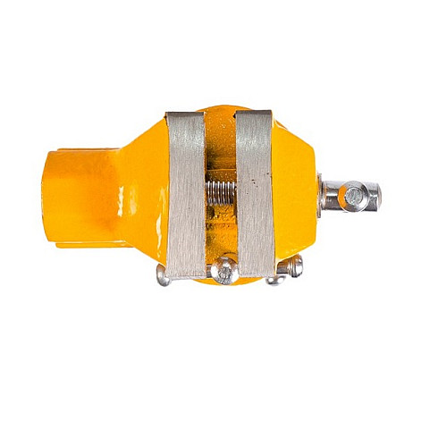 Тиски слесарные поворотные MASTERTOOL 40 мм Yellow (07-0200)