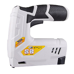 Степлер аккумуляторний MASTERTOOL скоба R53 6-14 мм 1300 mAh/3.6 В Чорний та Білий (41-0800)