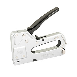 Степлер рессорный MASTERTOOL 3-В-1 скоба R53 4-14мм/R13 6-14 мм/шпилька 14мм Grey (41-0909)