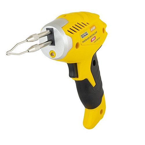 Паяльник імпульсний з трансформатором MASTERTOOL 100 Вт/220-240 V/50 Гц 0-400°С LED Жовтий та Чорний (44-0000)
