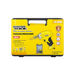 Паяльник импульсный с трансформатором MASTERTOOL 100 Вт/220-240 V/50 Hz 0-400°С LED Yellow and Black (44-0000)