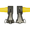 Топор-колун MASTERTOOL 2200 г HRC60 875 мм Жовтий та Чорний (05-0209)