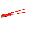 Ключ трубный кованый MASTERTOOL 90° 2.0" Red (76-0753)