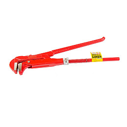 Ключ трубный кованый MASTERTOOL 90° 1