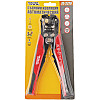 Клещи автоматические для снятия изоляции MASTERTOOL 0.2-6.0 мм² CrMoV Red (75-2270)