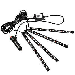 Подсветка в авто с пультом и светомузыкой LED RGB Automobile Atmosphere Lamp 8097 CNV