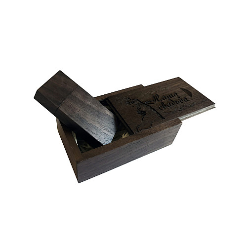 Флешка SUNROZ Wooden USB Flash Drive деревяный флеш накопитель с гравировкой Наша свадьба 32 Gb USB (SUN0826)