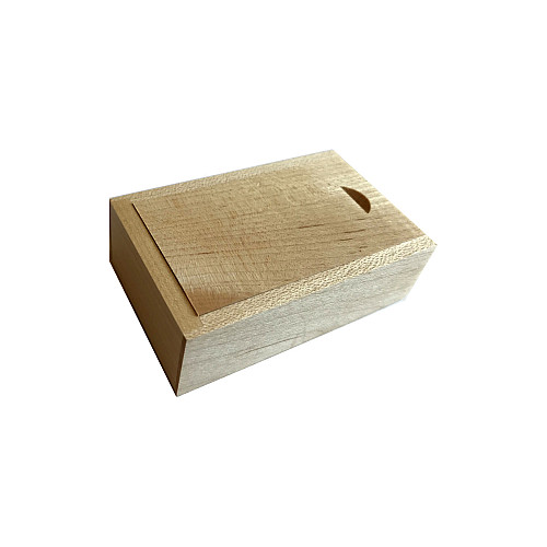 Флешка SUNROZ Wooden USB Flash Drive деревяный флеш накопитель в коробке 16 Gb USB 3.0 Светло-коричневый (SUN0819)