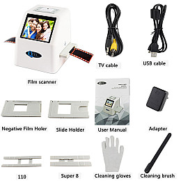 Слайд-сканер фотоплівки негативів слайдів QPIX DIGITAL FS610 Білий