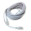 Патч корд RJ45 LAN кабель 10 м MHZ 13525-9 Серый