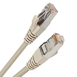 Патч корд RJ45 LAN кабель 10 м MHZ 13525-9 Сірий