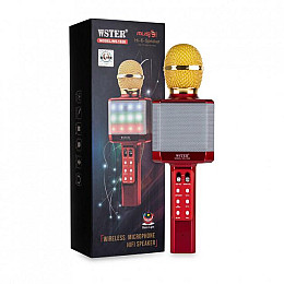 Микрофон-караоке WSTER WS-1828 Красный (101115)