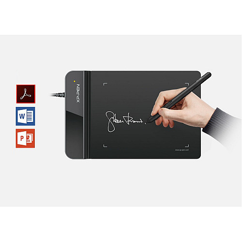 Графический планшет XP-Pen Star G430S рабочая область 120x77мм 8192 уровней нажатия скорость 266 RPS (acf_00373)