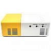 Портативный мини проектор LED Projector YG-300 White/Yellow