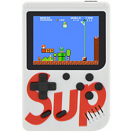 Ретро игровая приставка (Игровая консоль) Game Box sup 400 игр в 1 + джойстик White