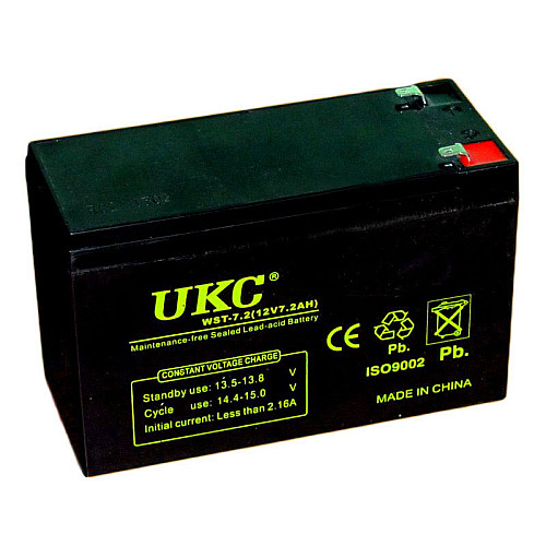 Акумуляторна батарея UKC 12V 7.2Ah WST-7.2 RC201502 (003606)