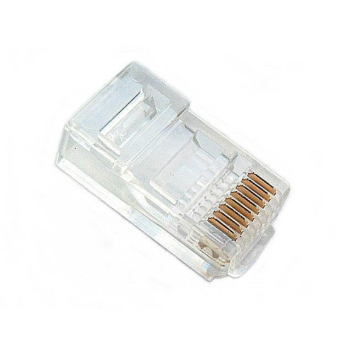 Конектор RJ45 HLV 8P8C Cat5 Cat5e Cat6 100 шт